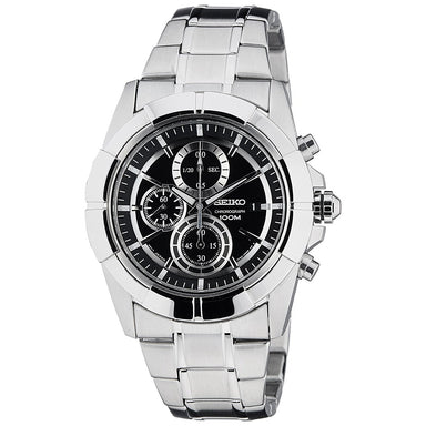 Seiko  Quartz Chronograph Stainless Steel Watch SNDE65 
