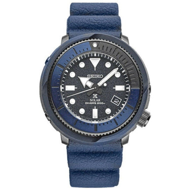 Seiko Prospex Street Sports Solar Blue Silicone Watch SNE533 
