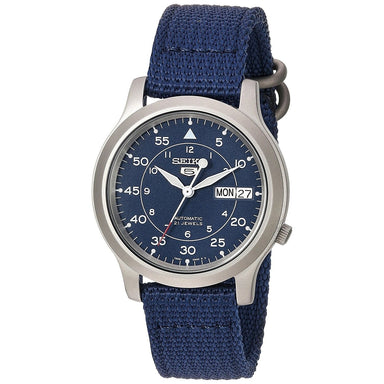 Seiko 5 Automatic Automatic Blue Canvas Watch SNK807 
