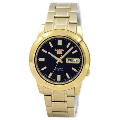 Seiko Seiko 5 Automatic Gold-Tone Stainless Steel Watch SNKK22J1 