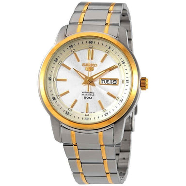 Seiko Series 5 Automatic Two-Tone Stainless Steel Watch SNKM92 