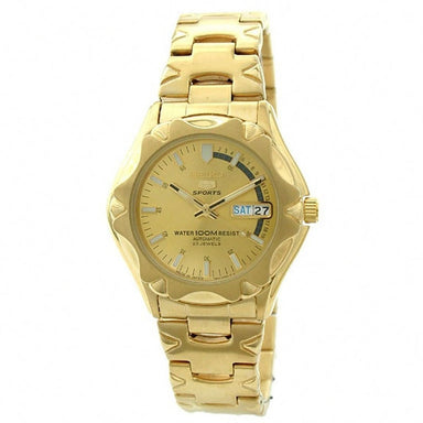 Seiko Seiko 5 Sports Automatic Gold-Tone Stainless Steel Watch SNZ450J1 