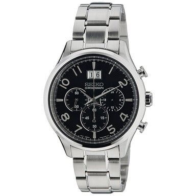 Seiko  Quartz Chronograph Stainless Steel Watch SPC153 