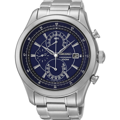 Seiko  Quartz Chronograph Stainless Steel Watch SPC165 