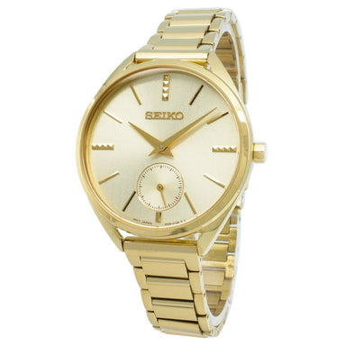 Seiko Conceptual 50th Anniversary Quartz Gold-Tone Stainless Steel Watch SRKZ50 
