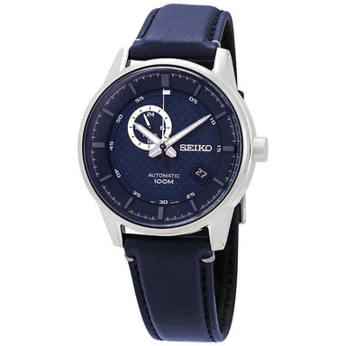 Seiko Neo Sports Automatic Blue Leather Watch SSA391 