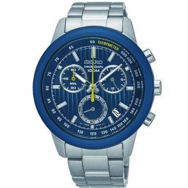 Seiko Chronograph Quartz Chronograph Stainless Steel Watch SSB207 