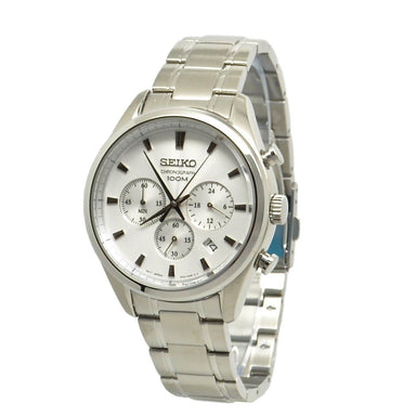 Seiko  Quartz Chronograph Stainless Steel Watch SSB221 