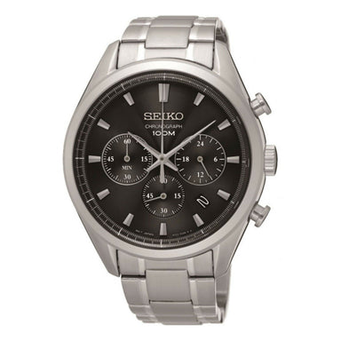 Seiko Chronograph Quartz Chronograph Stainless Steel Watch SSB225 
