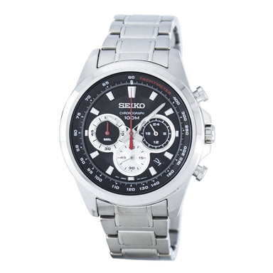 Seiko  Quartz Chronograph Stainless Steel Watch SSB241 