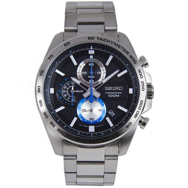 Seiko  Quartz Chronograph Stainless Steel Watch SSB257 