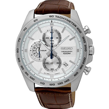 Seiko  Quartz Chronograph Stainless Steel Watch SSB263 
