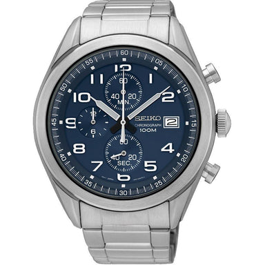 Seiko  Quartz Chronograph Stainless Steel Watch SSB267 