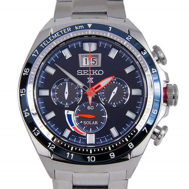 Seiko Prospex Quartz Chronograph Stainless Steel Watch SSC601 