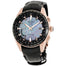 Seiko Astron GPS Solar Novak Djokovic Limited Edition Solar World Time Black Leather Watch SSE105 