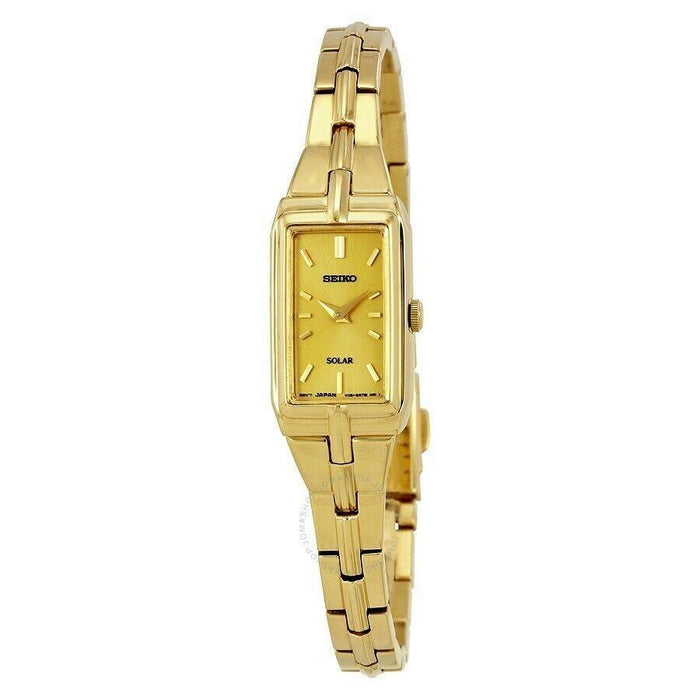 Seiko Seiko Quartz Gold-Tone Stainless Steel Watch SUP276 