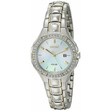 Seiko Core Solar Two-Tone Stainless Steel Watch SUT282 