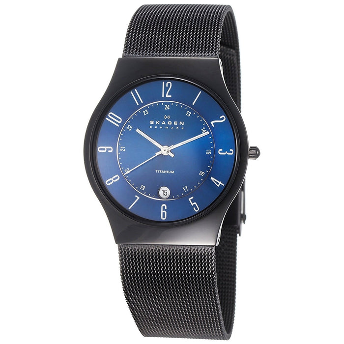 Skagen Signature Quartz Black Titanium Watch T233XLTMN 
