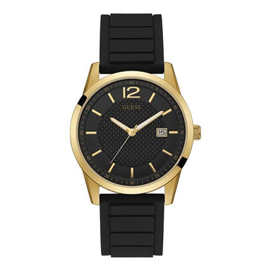 Guess Casual Quartz Black Silicone Watch U0991G2 