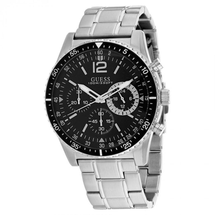 Guess Launch Quartz Chronograph Stainless Steel Watch U1106G1 