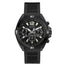 Guess Casual Quartz Chronograph Black Silicone Watch U1168G2 