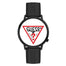 Guess Classic Quartz Black Silicone Watch V1003M1 