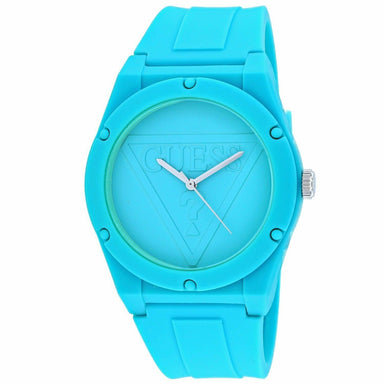 Guess Retro Pop Quartz Blue Silicone Watch W0979L10 