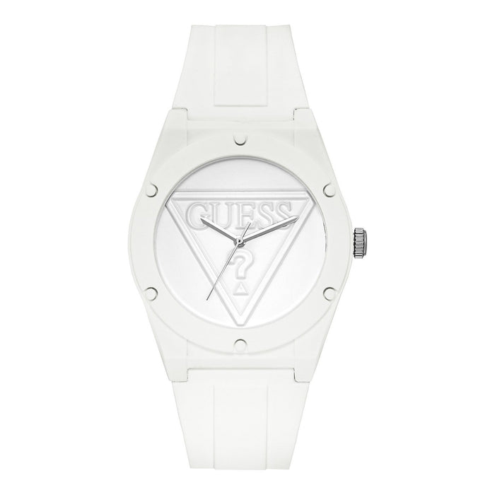 Guess Retro Pop Quartz White Silicone Watch W0979L1 