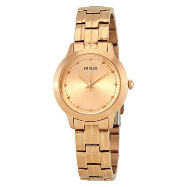 Guess Chelsea Quartz Rose Gold-Tone Stainless Steel Watch W0989L3 
