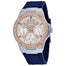 Guess Zena Quartz Blue Silicone Watch W1291L2 