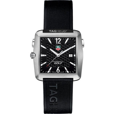 Tag Heuer Professional Golf Quartz Black Rubber Watch WAE1111.FT6004 