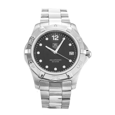 Tag Heuer Aquaracer Quartz Diamond Stainless Steel Watch WAF111C.BA0810 