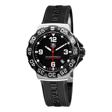 Tag Heuer Formula One Quartz Black Rubber Watch WAH1110.FT6024 