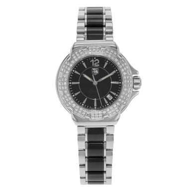Tag Heuer Formula 1 Quartz Diamond Two-Tone Stainless Steel and Ceramic Watch WAH1214.BA0859 
