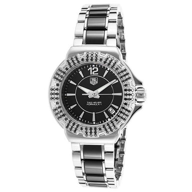 Tag Heuer Formula 1 Quartz Diamond Two-Tone Stainless Steel and Ceramic Watch WAH1216.BA0859 