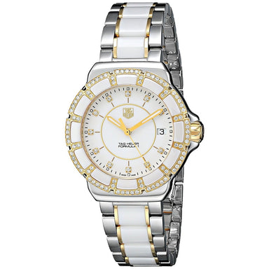 Tag Heuer Formula 1 Quartz Diamond Two-Tone Stainless Steel and Ceramic Watch WAH1221.BB0865 