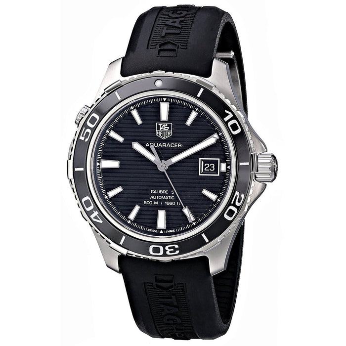 Tag Heuer Aquaracer Automatic Automatic Black Rubber Watch WAK2110.FT6027 