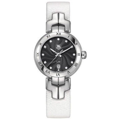 Tag Heuer Link Quartz White Leather Watch WAT1410.FC6316 