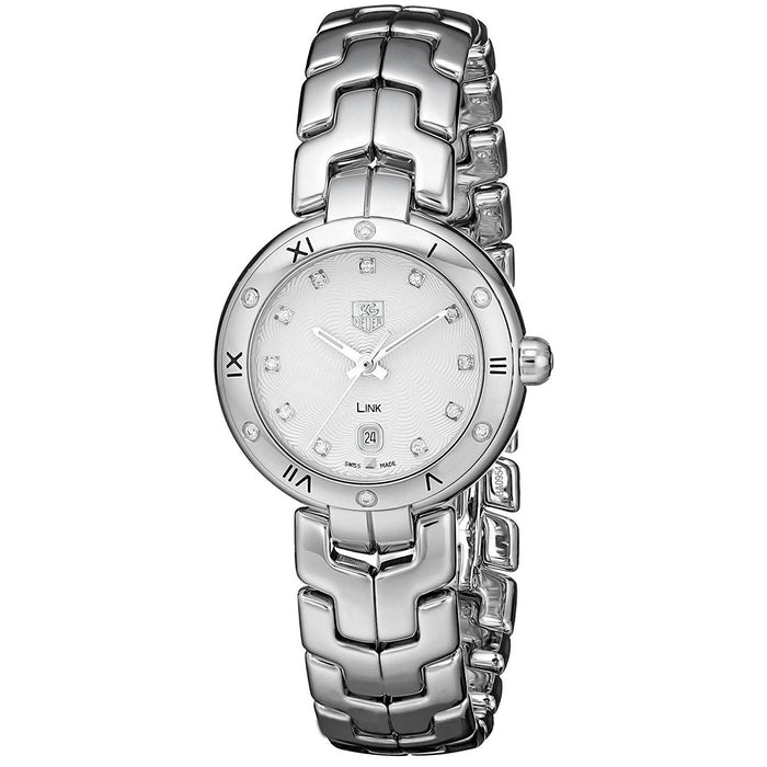 Tag Heuer Link Quartz Diamond Stainless Steel Watch WAT1413.BA0954 