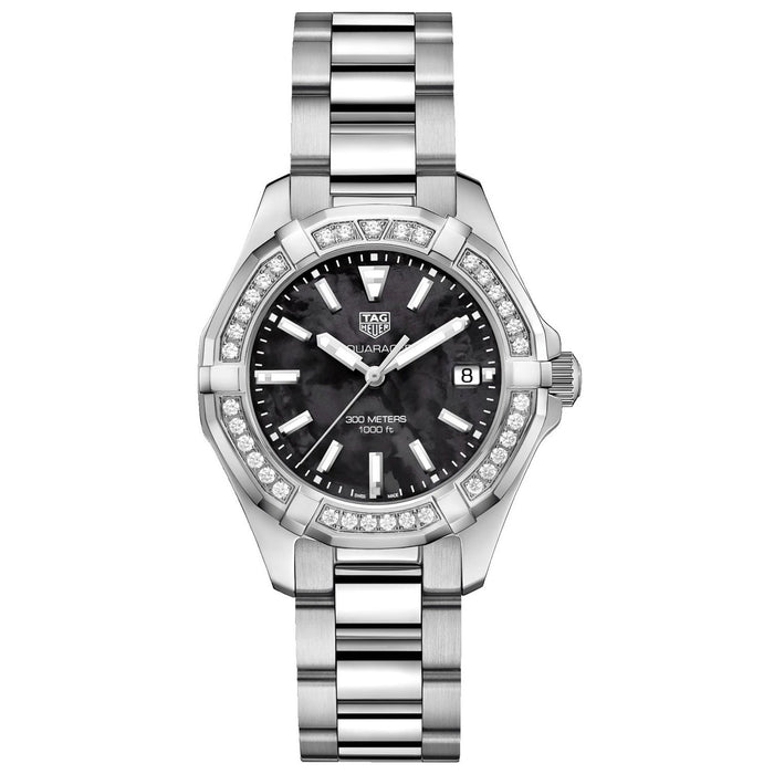 Tag Heuer Aquaracer Quartz Diamond Stainless Steel Watch WAY131P.BA0748 