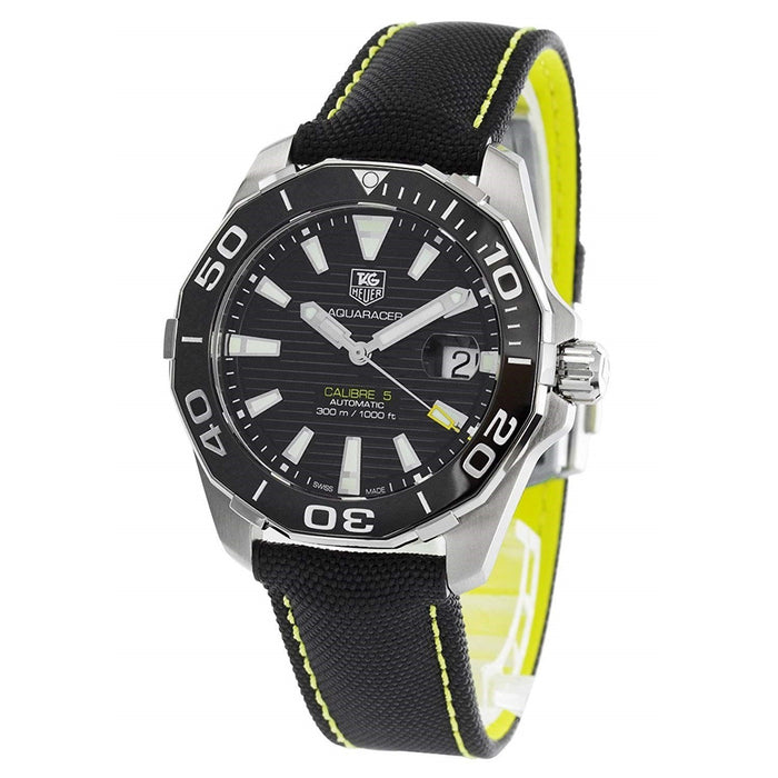 Tag Heuer Aquaracer Quartz Black Synthetic Watch WAY201A.FC6361 