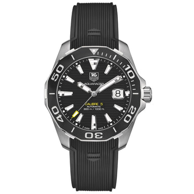 Tag Heuer Aquaracer Automatic Analog-Digital Black Rubber Watch WAY211A.FT6068 