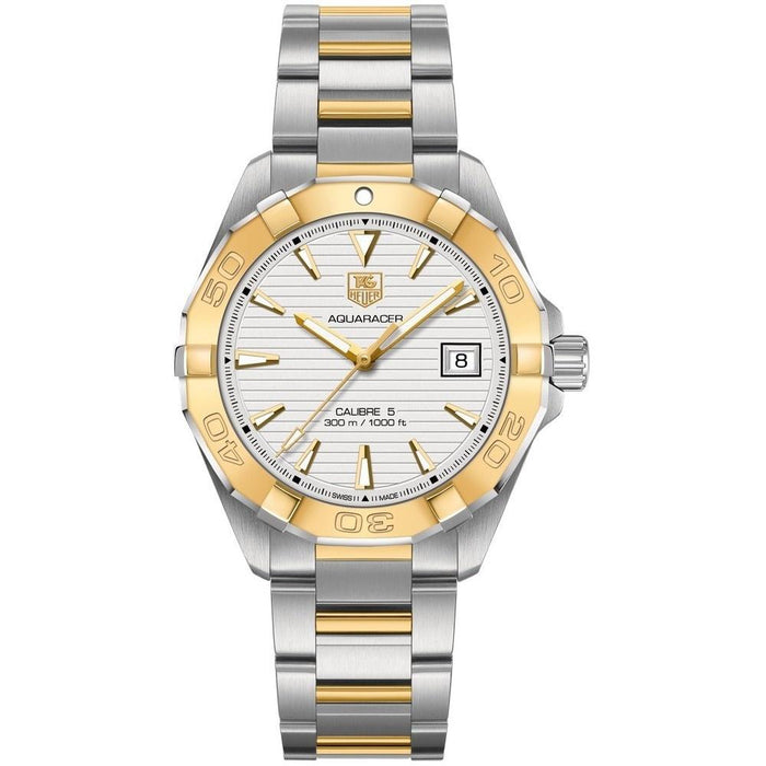 Tag Heuer Aquaracer Calibre 5 Automatic 18kt Yellow Gold Automatic Two-Tone Stainless Steel and Gold Watch WAY2151.BD0912 