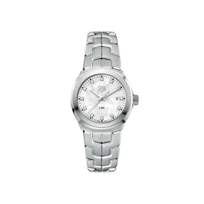 Tag Heuer Link Quartz Diamond Stainless Steel Watch WBC1312.BA0600 