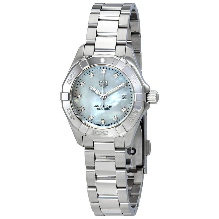 Tag Heuer Aquaracer Quartz Diamond Stainless Steel Watch WBD1414.BA0741 