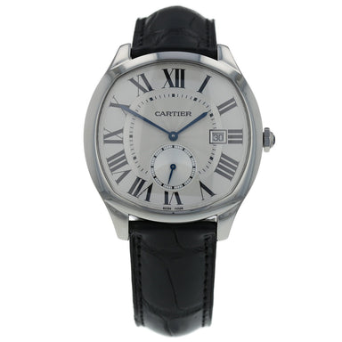 Cartier Drive De Cartier Automatic Black Leather Watch WSNM0004 