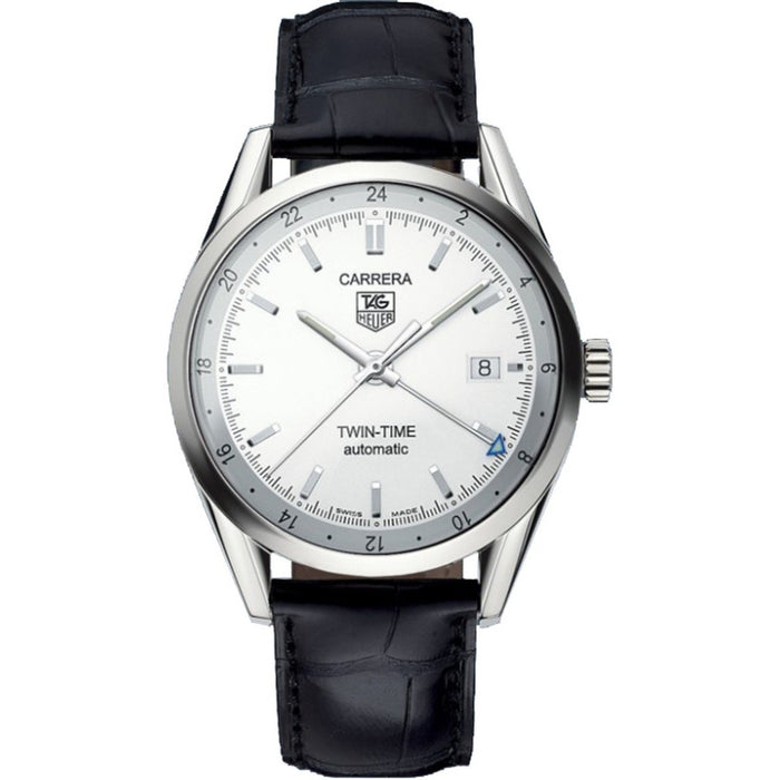 Tag Heuer Carrera Automatic Black Leather Watch WV2116.FC6180 