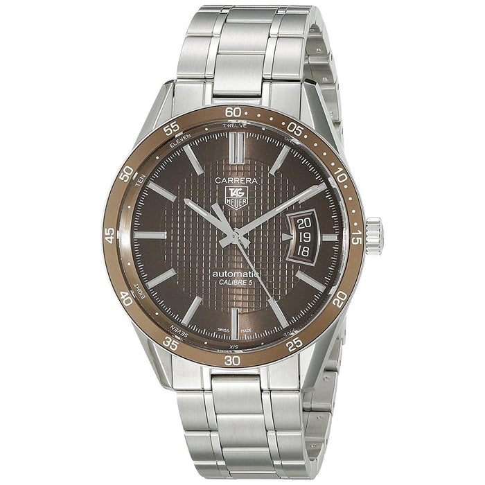 Tag Heuer Carrera Calibre 5 Automatic Automatic Stainless Steel Watch WV211N.BA0787 
