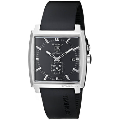 Tag Heuer Monaco Automatic Automatic Black Rubber Watch WW2110.FT6005 