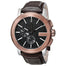 Gucci G-Chrono Quartz Chronograph Brown Leather Watch YA101202 